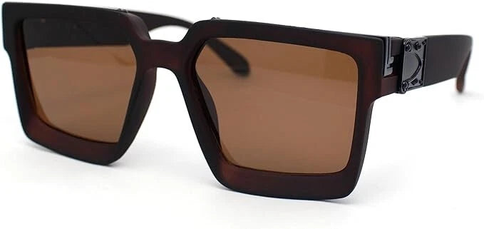 Square Sunglasses For Women Oversized Thick Frame Luxury Fashion Design Fancy