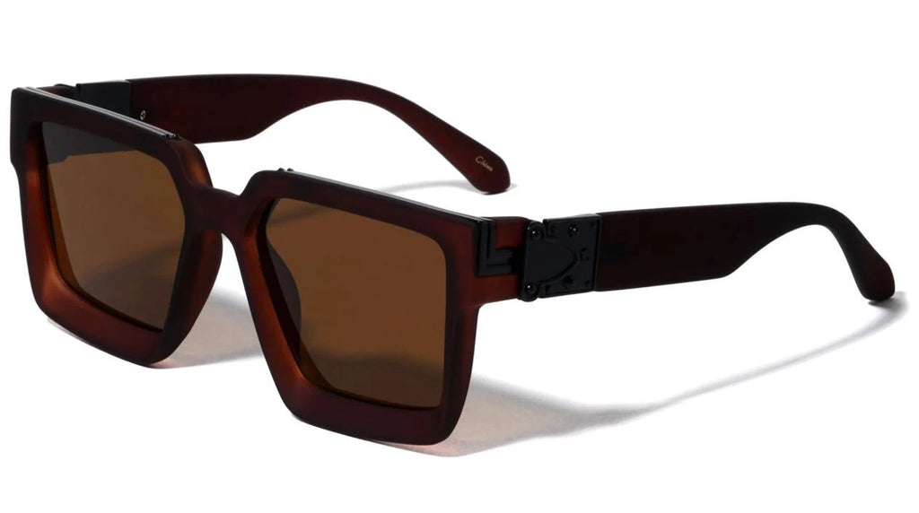 Square Sunglasses For Women Oversized Thick Frame Luxury Fashion Design Fancy